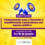 Prefeitura abre edital de fomento ao Carnaval em Lucas do Rio Verde