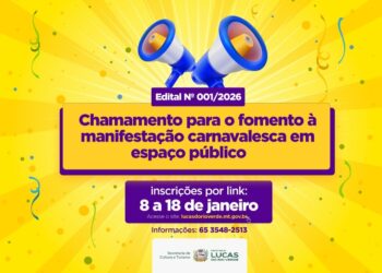 Prefeitura abre edital de fomento ao Carnaval em Lucas do Rio Verde