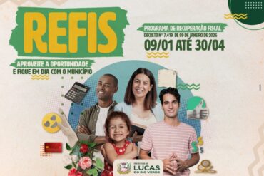 Prefeitura de Lucas do Rio Verde lança Programa de Recuperação Fiscal de 2026