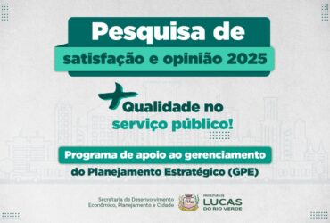 Prefeitura prorroga prazo de pesquisa de opinião sobre serviços públicos; Parque das Araras e Bandeirantes são os bairros mais participativos até o momento