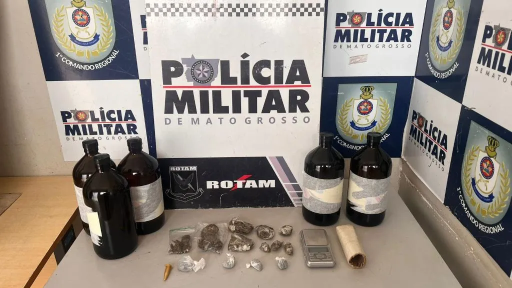 Rotam prende homem por tráfico de drogas em Cuiabá