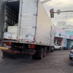 Semob reforça proibição da circulação de caminhões em vias do centro de Rondonópolis
