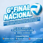 Sorriso sedia a 6ª Final Nacional da Superliga de Voleibol Adaptado da Melhor Idade