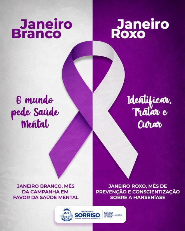 Sorriso une Janeiro Branco e Roxo para promover saúde mental e combate ...