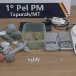 PM prende suspeita e apreende drogas durante ação contra o tráfico em Tapurah