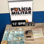 Homem é detido por porte ilegal de arma de fogo durante abordagem policial em Lucas do Rio Verde