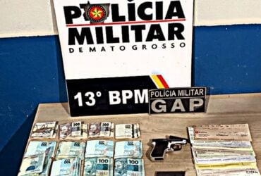 Homem é detido por porte ilegal de arma de fogo durante abordagem policial em Lucas do Rio Verde