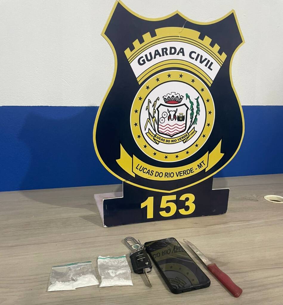 Dupla é presa por tráfico de drogas, desacato e resistência durante abordagem policial em Lucas do Rio Verde