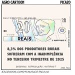 Agro Cartoon: Inadimplência