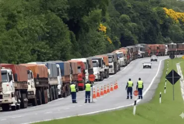 Obras de manutenção causam lentidão e sistema ‘Pare e Siga’ nas rodovias de Mato Grosso