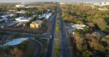 Visão aérea do BRT