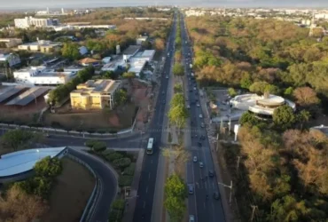 Visão aérea do BRT