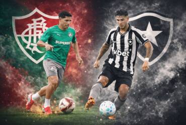 Botafogo x Fluminense: clássico carioca esquenta a briga pela liderança no Estadual 2026. Imagem gerada por IA