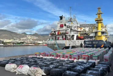 Espanha apreende cocaína em navio que deixou o Brasil