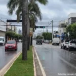 Sábado nublado e chuvoso marca Lucas do Rio Verde em 31/01/2026