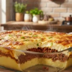 Almoço rápido e fácil: escondidinho simples de carne moída