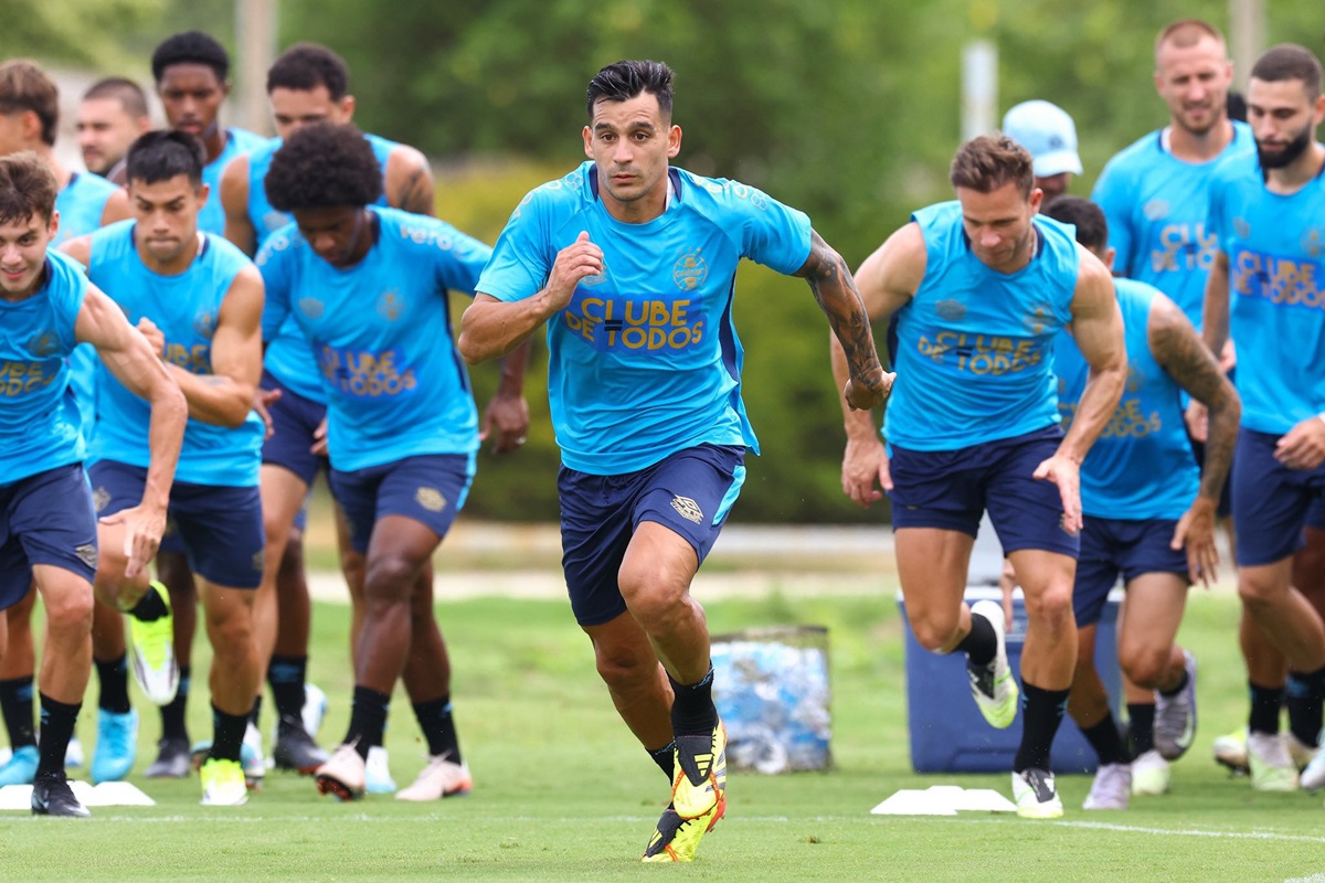 Guarany x Grêmio: Imortal visita Bagé pela 4ª rodada do Gauchão 2026. Imagem: Lucas Uebel/GFBPA