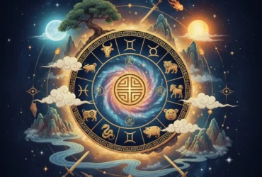 Imagem que ilustr os 12 signos do zodíaco chinês