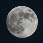 Qual a fase da Lua hoje? Sexta-feira, 6 de fevereiro de 2026: Lua minguante gibosa ainda iluminada no céu noturno
