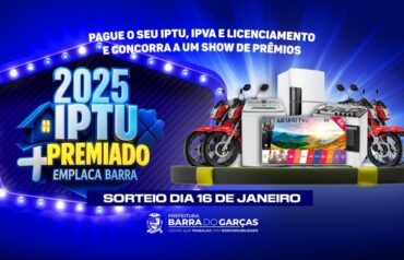 Barra do Garças: prazo para retirar cupons do IPTU Premiado termina nesta quinta-feira