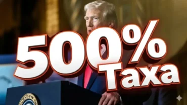 Trump apoia tarifas de 500% a países que compram petróleo da Rússia