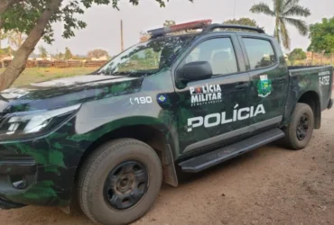 Caminhonete da polícia ambiental de MT
