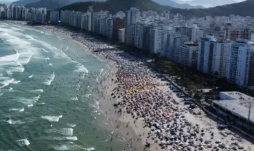 Afogamento mobiliza bombeiros que salvam 348 pessoas no litoral paulista durante o carnaval