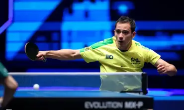 Calderano avança com duas vitórias no Grand Smash de Singapura