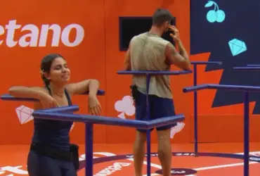 Imagem de Gabriela na imagem durante o BBB 26 hoje, sexta-feira, 13 de fevereiro