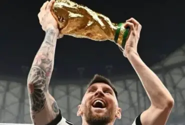 Messi foi campeão pela Argentina na Copa do Mundo do Catar