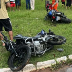Colisão entre motocicletas deixa homem morto e jovem ferido no bairro Beija-Flor, em Nova Mutum