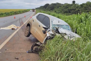 Acidente na MT-140 termina com morte de motociclista em Santa Rita do Trivelato
