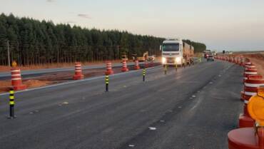 BR-163 terá desvio para avanço das obras de duplicação em Lucas do Rio Verde