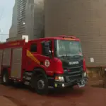 Incêndio em secador de grãos mobiliza Corpo de Bombeiros em MT