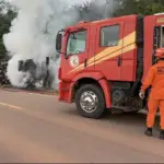 Incêndios em veículos mobilizam bombeiros em Mato Grosso