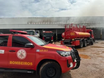Princípio de incêndio em supermercado é contido em Lucas