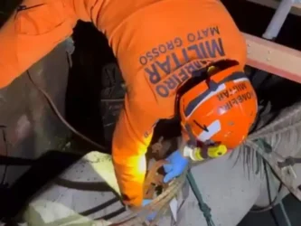 Resgate de cavalo em poço mobiliza Bombeiros em Várzea Grande