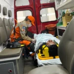 Homem cai de telhado em Cáceres e é socorrido