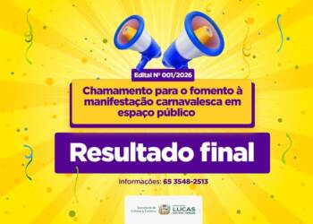 Cultura divulga resultado final do Edital de Fomento ao Carnaval 2026