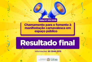 Cultura divulga resultado final do Edital de Fomento ao Carnaval 2026