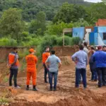Erosão em Nova Poxoréu leva Defesa Civil a vistoria técnica