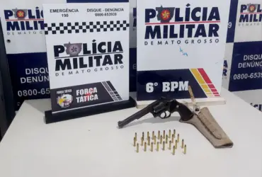 Porte ilegal de arma termina em prisão em Cáceres