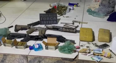 Força Tática apreende armas e drogas em Rondonópolis