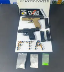 Porte ilegal de arma leva à prisão em Barra do Garças