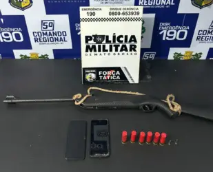 Força Tática prende foragido em Barra do Garças