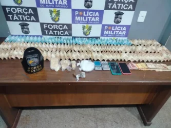 Força Tática prende suspeito por tráfico de drogas em Rondonópolis