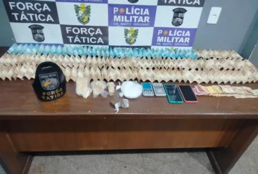 Força Tática prende suspeito por tráfico de drogas em Rondonópolis