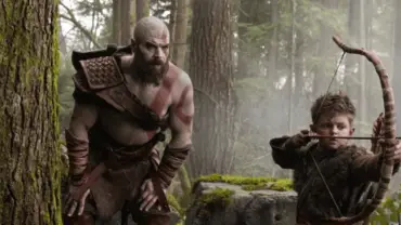 Amazon divulga primeira imagem da série de God of War com Ryan Hurst e Callum Vinson