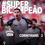 Corinthians surpreende Flamengo em Brasília e conquista o bicampeonato da Supercopa