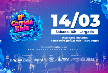 Inscrições para a Corrida Kids abrem nesta terça-feira (10)